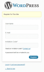 Easy Invitation Codes - Enregistrement